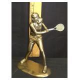 Bjï¿½rn Borg Brass Sculpture - Tennis Legend