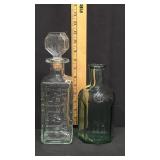 Lot of Glass Decanters