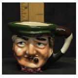 Toby-style character mug from Japan