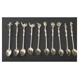 1920s Italian Baroque Rocco Silverplate Dessert
