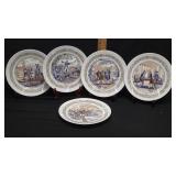 Lot of D'Arceau-Limoges Lafayette Legacy Plates