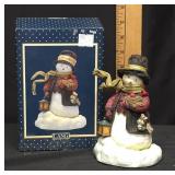 2004 Lang Classic Santa & Snowman