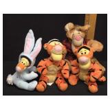 Lot of Plush Tigger Figures