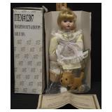 Heritage 'Patty & Her Puppy' Porcelain Doll