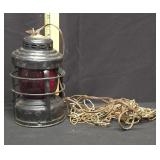 Embury Railroad Kerosene Lamp Electrified