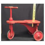 Antique Wooden Kiddie Kar Trike