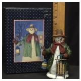 2000 Lang & Wise 'The Lantern's Glow' Snowman
