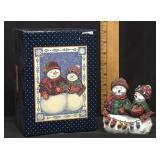 2000 Lang & Wise 'Hand in Hand' Snow Couple