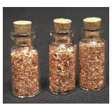 Lot of 3 Vials of Copper Flecks