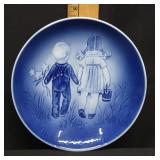 1973 Mors Dag (Mother's Day) Plate Copenhagen Blue