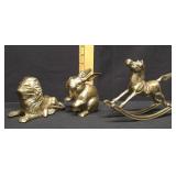 Lot of Vtg Solid Brass Figures