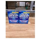 Tampax Pearl Light Tampons 36 Count 2 Boxes