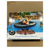Intex Inflat-A-Bull Ride-On Black Brown 20in