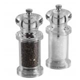 Cole  Mason Clear Salt  Pepper Grinder Set