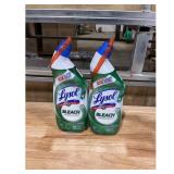 Lysol Disinfecting Toilet Bowl Cleaner Bleach...