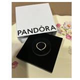 Pandora Silver-toned Ring Bundle 3.5