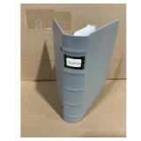Grey 3-Ring CDDVD Binder  8.5in H