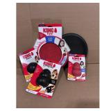 KONG Dog Toy 5-Pack Bundle Red  Black Mixed Sizes