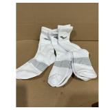Saucony Athletic Crew Socks 3-Pack White LB