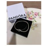 PANDORA Womens Silver Snake Chain Bracelet 3