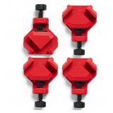 BUILDSOMETHING Red Quick Corner Clamp Set 2-26 mm
