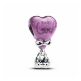 PANDORA Pink Sterling Silver Gender Reveal Girl...