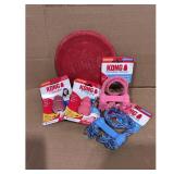 KONG 7-Pc Dog Toy Bundle Red Pink Blue X-Small