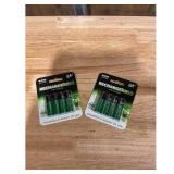 CVS Pharmacy Rechargeable AA Batteries 8-Count...
