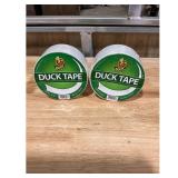 DUCK White Duct Tape 1.88 in x 20 YD 2-Pack
