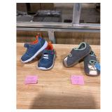 Toddler Unisex 2-Pair Blue Orange Gray Shoes...