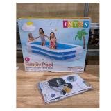 Intex Swim Center Pool  Penguin Ring Bundle  103in