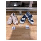 Kids Slippers  Sneakers 2-Pair Bundle Size 1010.5