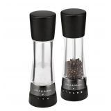 Cole  Mason Black Wood Adjustable Salt Mill