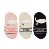 Stance Mens Basic No Show Socks 3pk Medium Sand