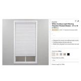 StyleWell White Cordless Light Filtering...
