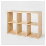 Brightroom 6 Cube Organizer Natural