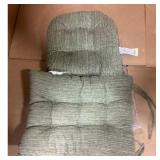 2-Piece Tufted Chair Cushion Set - Textured...