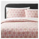 Full/Queen Yarn Dye Ikat Duvet Cover and Sham...