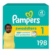 Pampers Baby Diapers - Swaddlers - Size 1, 198...