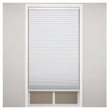 21.5Wx64L Blackout Polyester Cellular Shades White