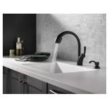 Delta Mid-Rise Pull-Out Matte Black Kitchen Faucet