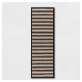 60" X 20" Vintage Striped Kitchen Runner Rug...