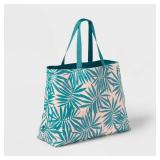 Water Resistant Reversible Tote Bag - Open...