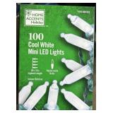 100 Cool White Mini LED Lights Indoor Outdoor