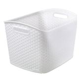 Y-Weave XL Curved Decorative Storage Basket...