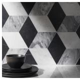 8x9 Honed Marble Mosaic Tile, ONE LOT