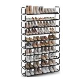 SONGMICS 10-Tier Shoe Rack, Shoe Storage for...