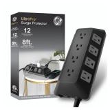 GE UltraPro 12-Outlet Surge Protector, 8 Ft...