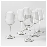18oz 6pk Hutton Wine Glass Set - Thresholdï¿½