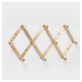 Accordian 10 Hooks Rail Gold - Brightroomï¿½:...